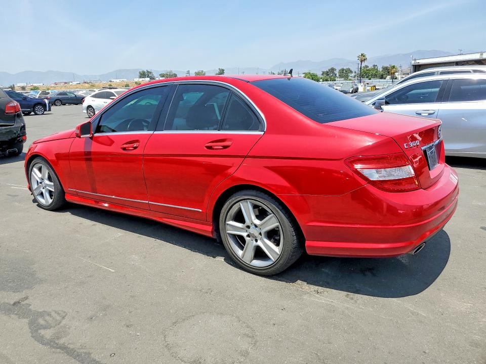 2011 Mercedes-benz C class VIN WDDGF5EB8BR152214 COPART salvage auction — MINOR DENT/SCRATCHES, CA - SALVAGE CERTIFICATE, sold $750 on 2026-08-10 (photo 2)