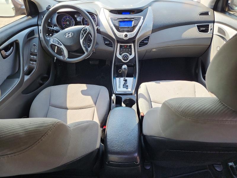 2011 Hyundai Elantra VIN KMHDH4AE1BU080573 COPART salvage auction — REAR END, Ma - Cert Of Title-Reconstrctd Coll, sold $425 on 2026-07-02 (photo 8)
