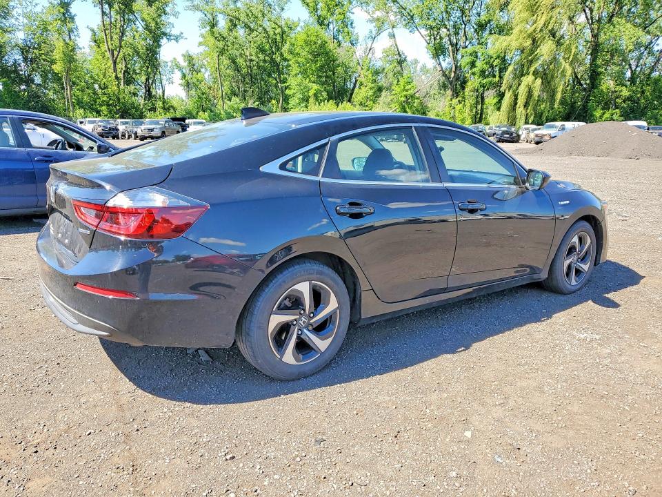 2022 Honda Insight VIN 19XZE4F58NE004220 COPART salvage auction — MECHANICAL, CT - CERT OF TITLE-REBUILT SALVAGE, sold $4,950 on 2026-07-09 (photo 3)