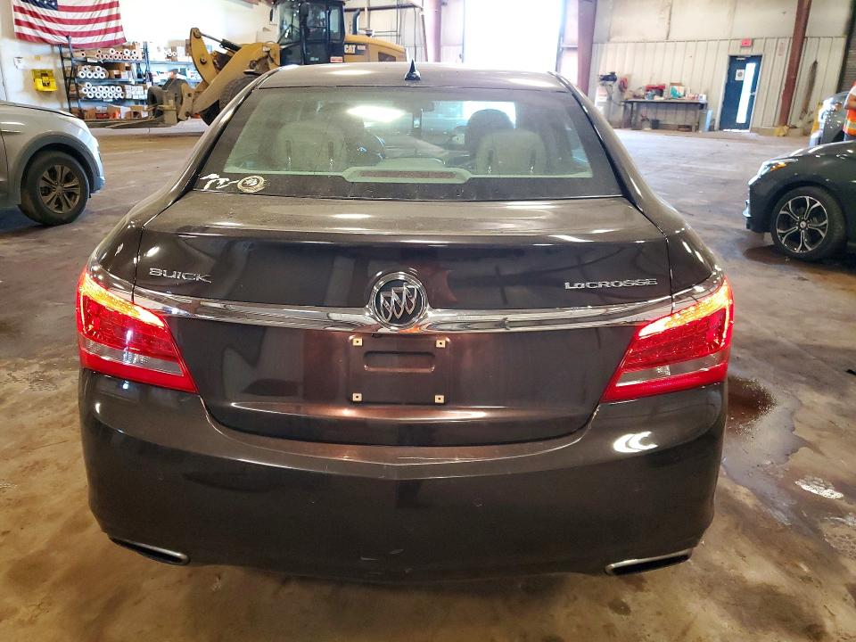 2014 Buick Lacrosse VIN 1G4GB5G39EF166989 COPART salvage auction — FRONT END, Mi - Certificate Of Title, sold $825 on 2026-07-10 (photo 6)