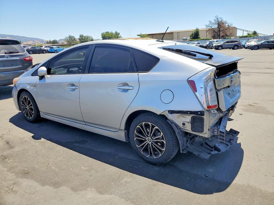 2012 Toyota Prius plug-in VIN JTDKN3DP5C3001442 COPART salvage auction — FRONT END, Ca - Salvage Certificate, sold $1,800 on 2026-07-28 (photo 2)