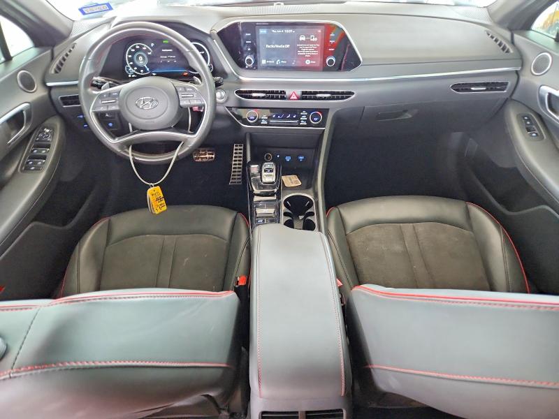 2020 Hyundai Sonata VIN 5NPEJ4J21LH029931 COPART salvage auction — UNDERCARRIAGE, Tx - Salvage Vehicle Title, sold $2,650 on 2026-07-31 (photo 8)