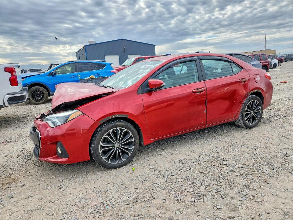 2015 Toyota Corolla VIN 5YFBURHE8FP280525 COPART salvage auction — FRONT END, UT - SALVAGE CERTIFICATE, sold $2,100 on 2026-07-02 (photo 1)
