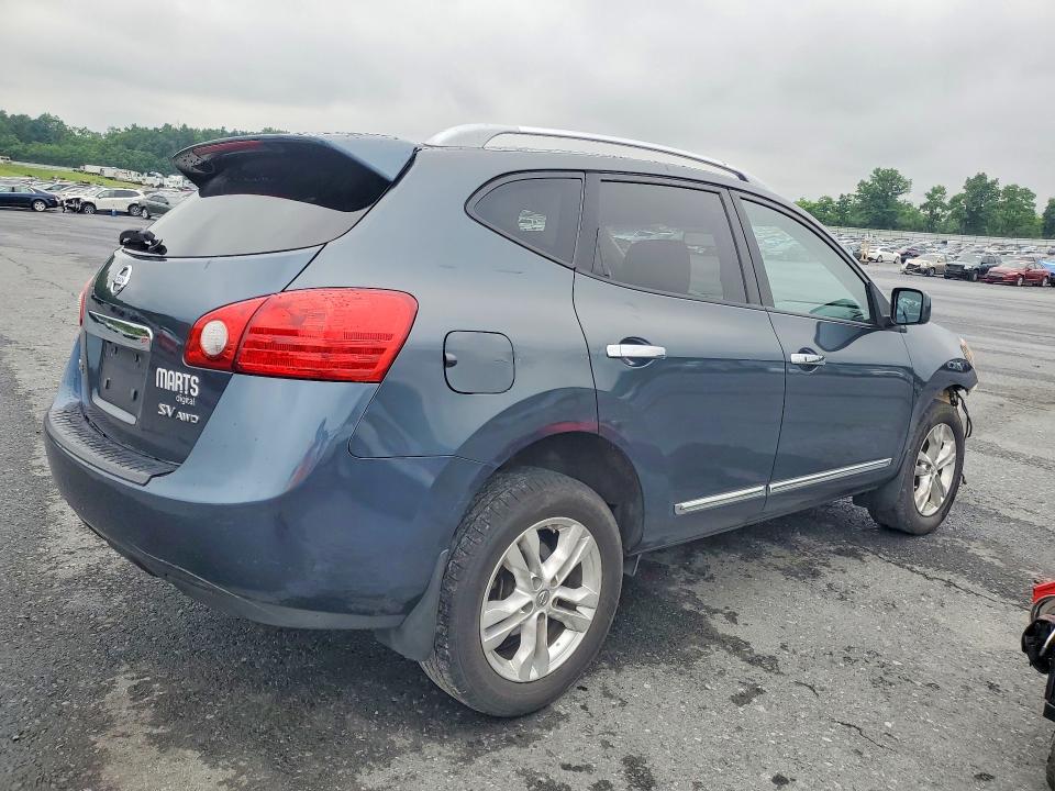 2013 Nissan Rogue VIN JN8AS5MV5DW134365 COPART salvage auction — FRONT END, Pa - Certificate Of Salvage, sold $550 on 2026-07-07 (photo 3)