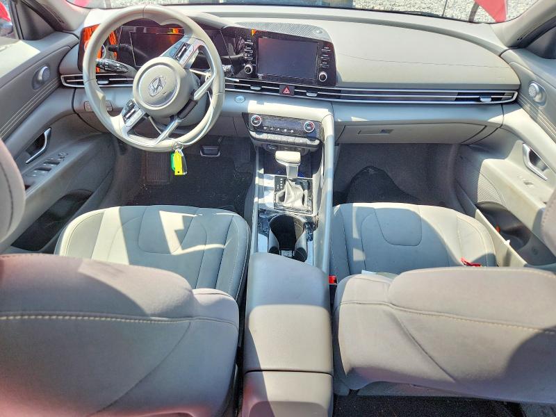 2021 Hyundai Elantra VIN 5NPLN4AG0MH014040 COPART salvage auction — WATER/FLOOD, Wi - Junked Vehicle Bill Of Sale, sold $4,000 on 2026-07-20 (photo 8)