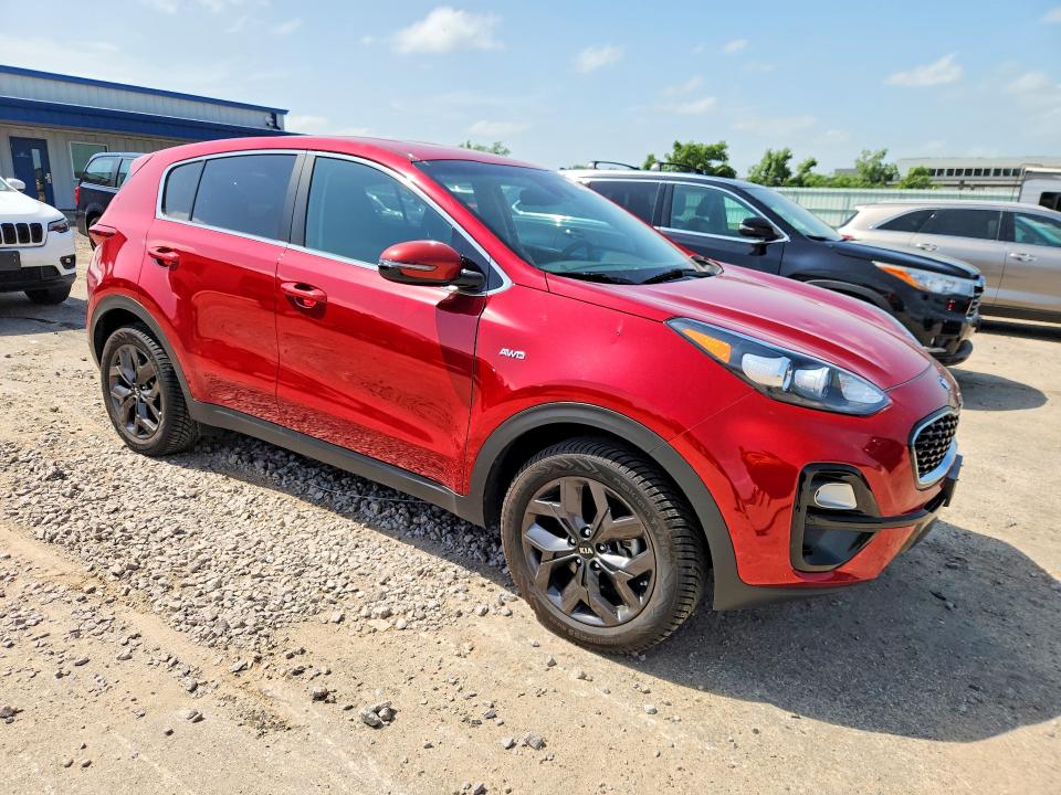 2022 Kia Sportage VIN KNDPMCAC7N7010990 COPART salvage auction — HAIL, Wi - Cert Of Title-Claim Paid, sold $7,600 on 2026-07-14 (photo 4)