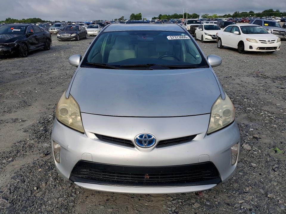 2014 Toyota Prius VIN JTDKN3DU7E0389008 COPART salvage auction — REAR END, Ga - Cert Of Title-Salvage, sold $300 on 2026-07-29 (photo 5)