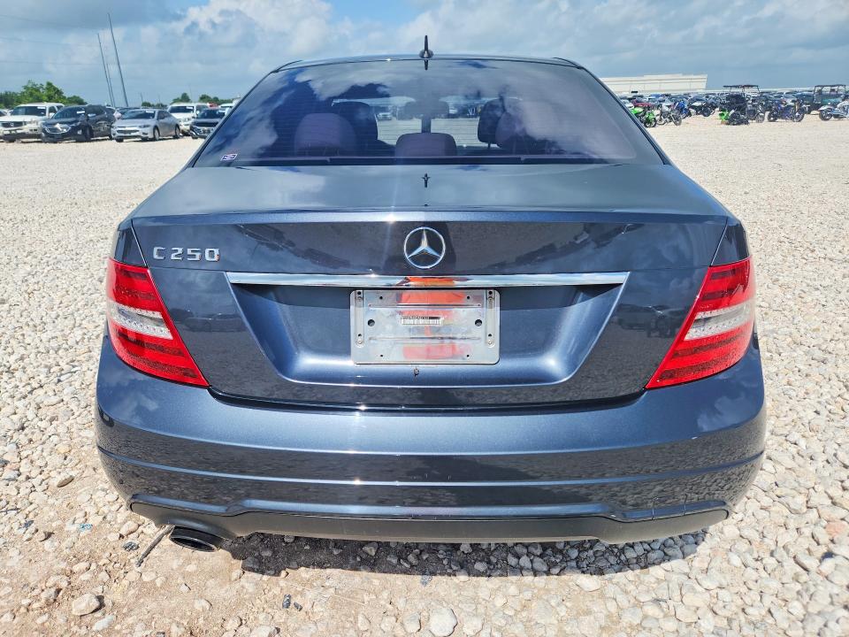 2013 Mercedes-benz C-klasse VIN WDDGF4HBXDA831618 COPART salvage auction — FRONT END, TX - SALVAGE VEHICLE TITLE, sold $1,600 on 2026-07-30 (photo 6)