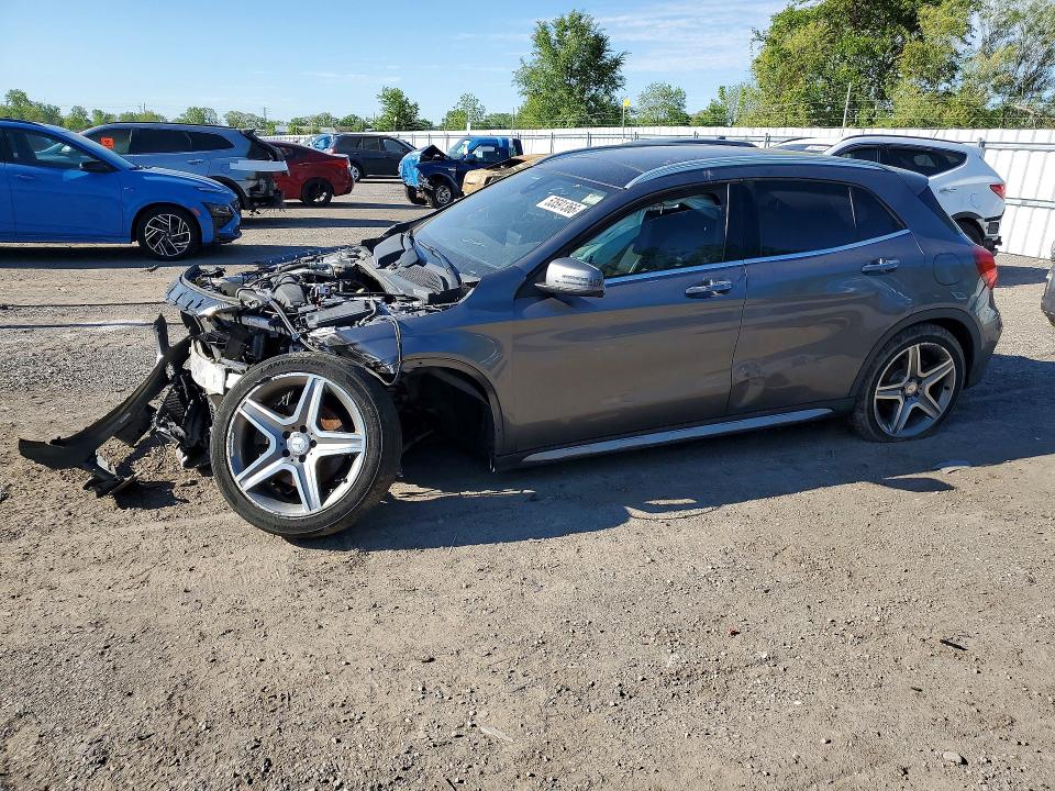 2017 Mercedes-benz Gla-klasse VIN WDCTG4GB6HJ326845 COPART salvage auction — FRONT END, Salvage Title, sold $1,850 on 2026-08-13 (photo 1)