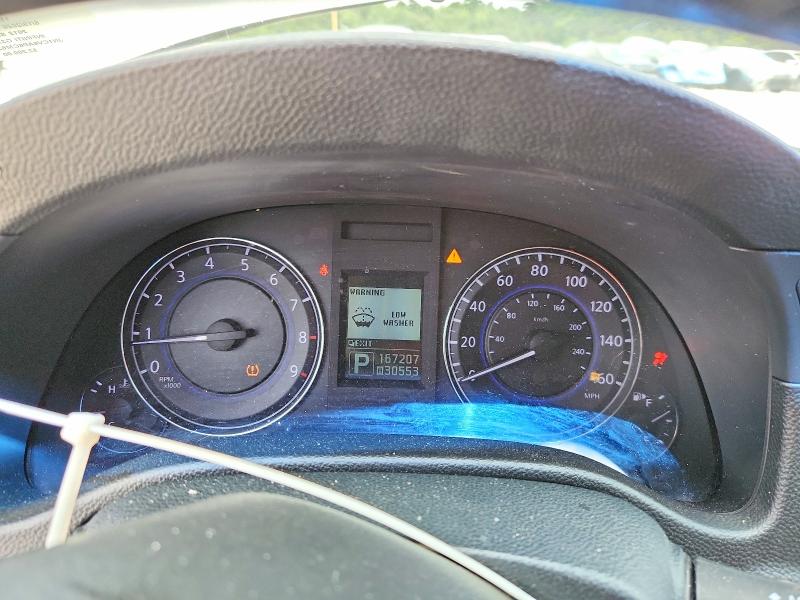 2012 Infiniti G37 VIN JN1CV6AP6CM628089 COPART salvage auction — FRONT END, GA - CERT OF TITLE-SALVAGE (P), sold $275 on 2026-07-23 (photo 9)