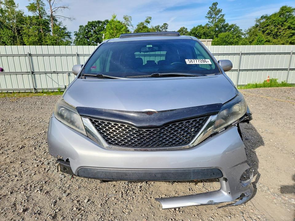 2016 Toyota Sienna VIN 5TDXK3DC2GS728019 COPART salvage auction — FRONT END, Ga - Cert Of Title-Salvage, sold $175 on 2026-07-21 (photo 5)
