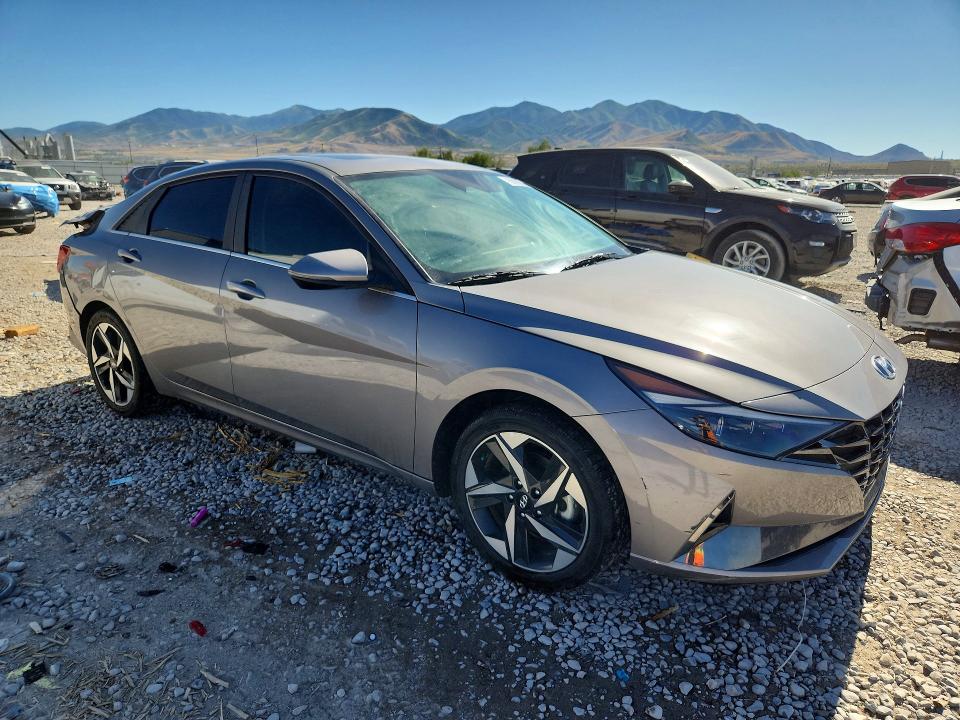 2023 Hyundai Elantra VIN KMHLN4AJ0PU081416 COPART salvage auction — REAR END, Ut - Salvage Certificate, sold $4,800 on 2026-07-24 (photo 4)