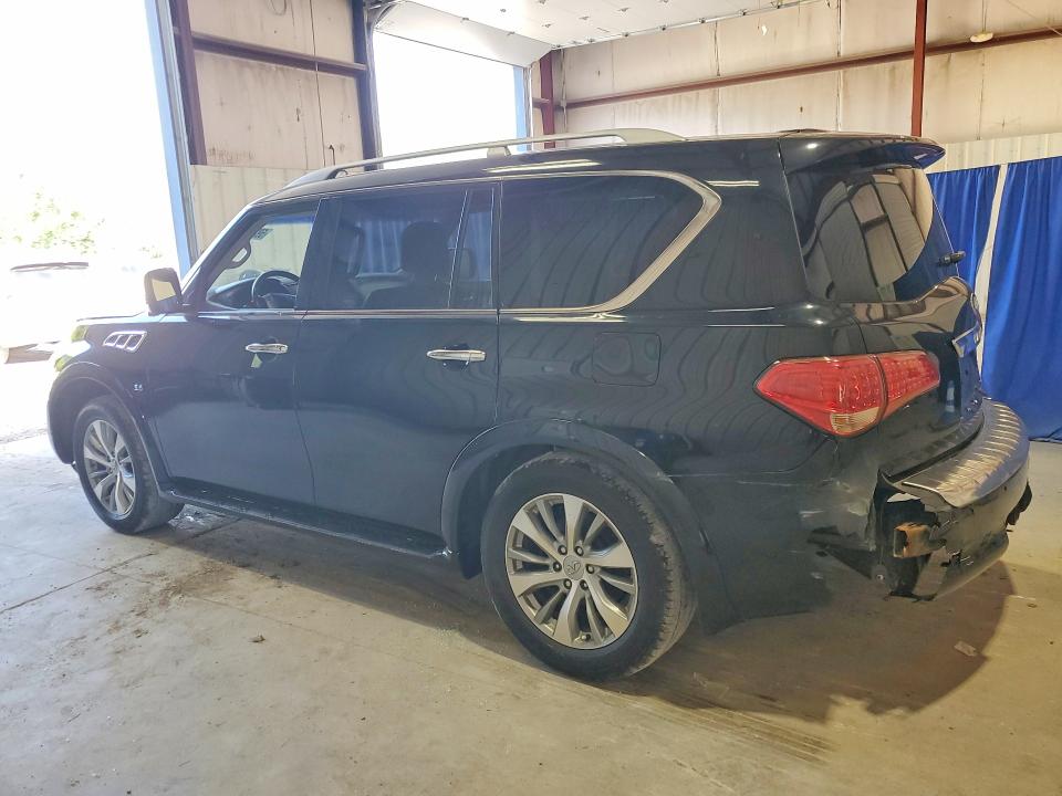 2016 Infiniti Qx80 VIN JN8AZ2NE2G9121410 COPART salvage auction — REAR END, Wv - Certificate Of Title (P), sold $3,800 on 2026-09-08 (photo 2)