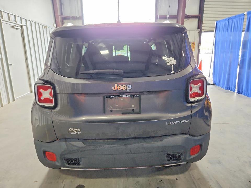 2016 Jeep Renegade VIN ZACCJADT3GPE36768 COPART salvage auction — MINOR DENT/SCRATCHES, IN - CERTIFICATE OF TITLE, sold $275 on 2026-08-13 (photo 6)