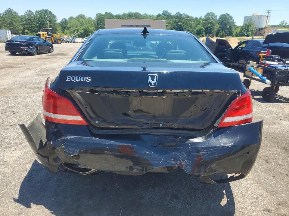 2014 Hyundai Equus VIN KMHGH4JH8EU085071 COPART salvage auction — REAR END, Sc - Cert Of Title-Salvage, sold $1,600 on 2026-07-31 (photo 6)