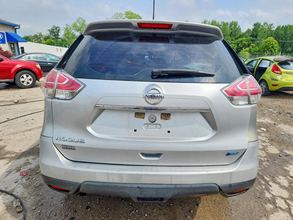 2015 Nissan Rogue VIN KNMAT2MVXFP586638 COPART salvage auction — FRONT END, Ky - Bill Of Sale/Part Only/No Titl, sold $1,100 on 2026-07-16 (photo 6)