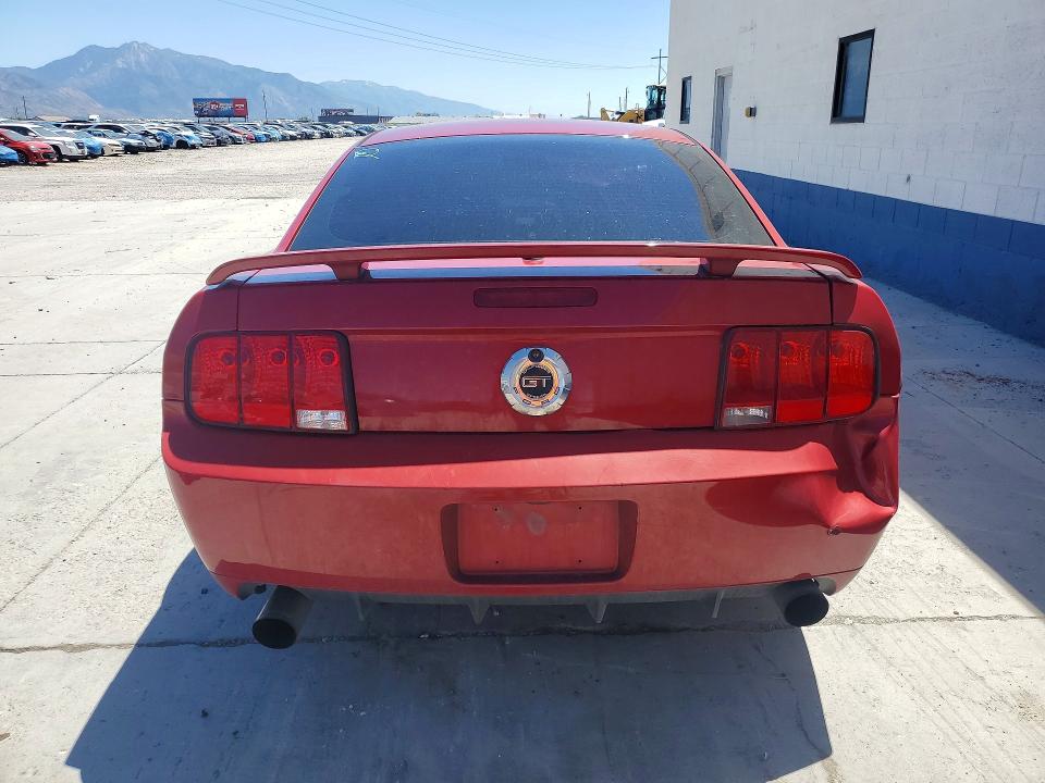 2008 Ford Mustang VIN 1ZVHT82H085187229 COPART salvage auction — FRONT END, Ut - Salvage Certificate, sold $875 on 2026-07-27 (photo 6)