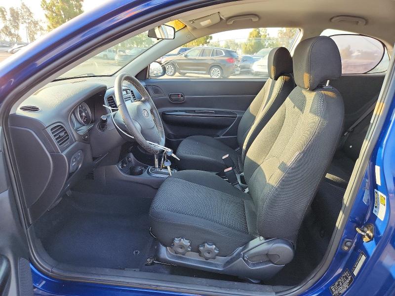 2007 Hyundai Accent VIN KMHCN36C37U008318 COPART salvage auction — FRONT END, Ca - Salvage Certificate, sold $575 on 2026-07-30 (photo 7)