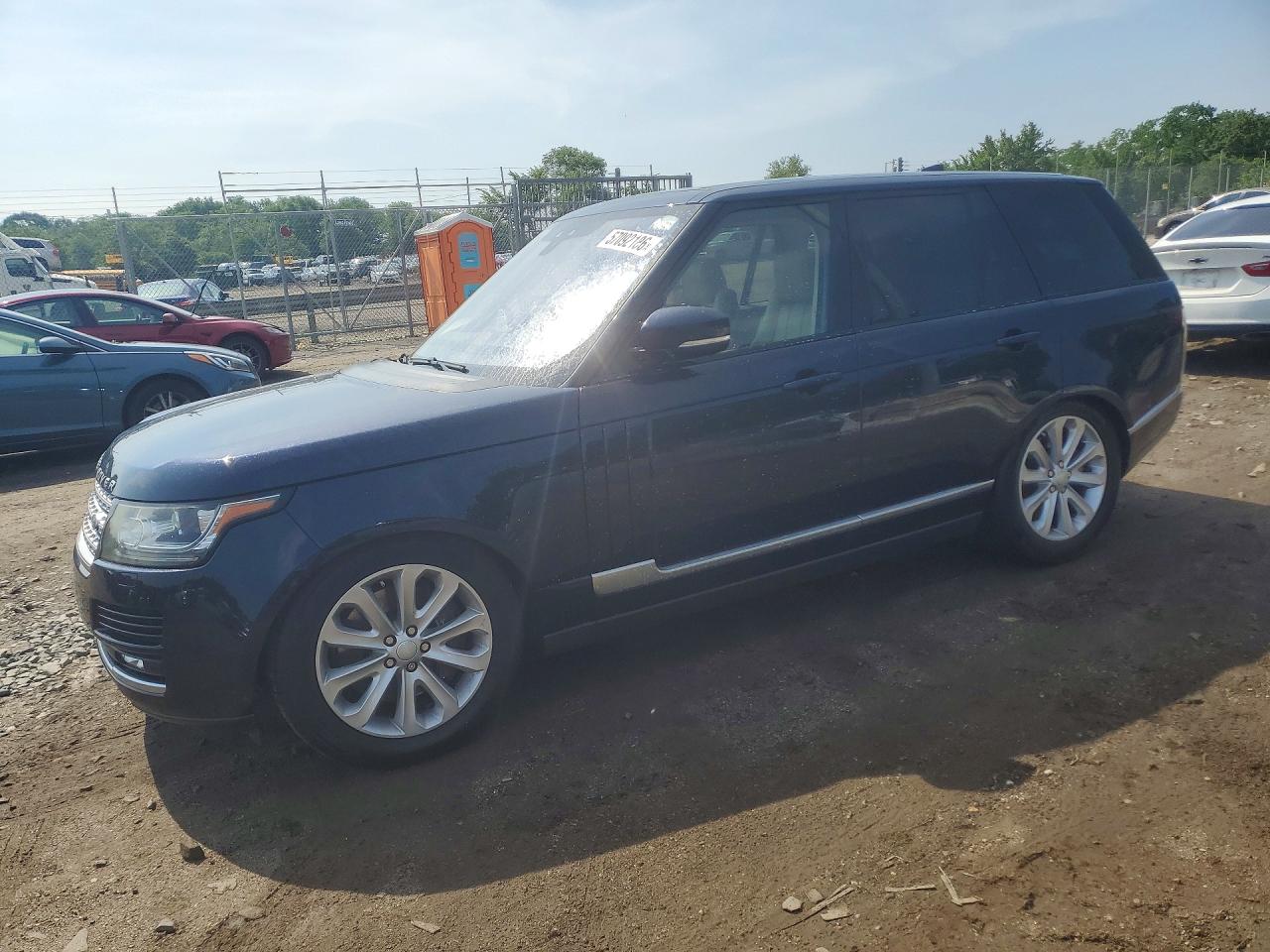 2017 Land Rover Range Rover VIN SALGS2FV8HA376435 COPART salvage auction — Minor Dent/Scratches, MD - CERTIFICATE OF TITLE, sold $3,650 on 2026-07-03 (photo 1)