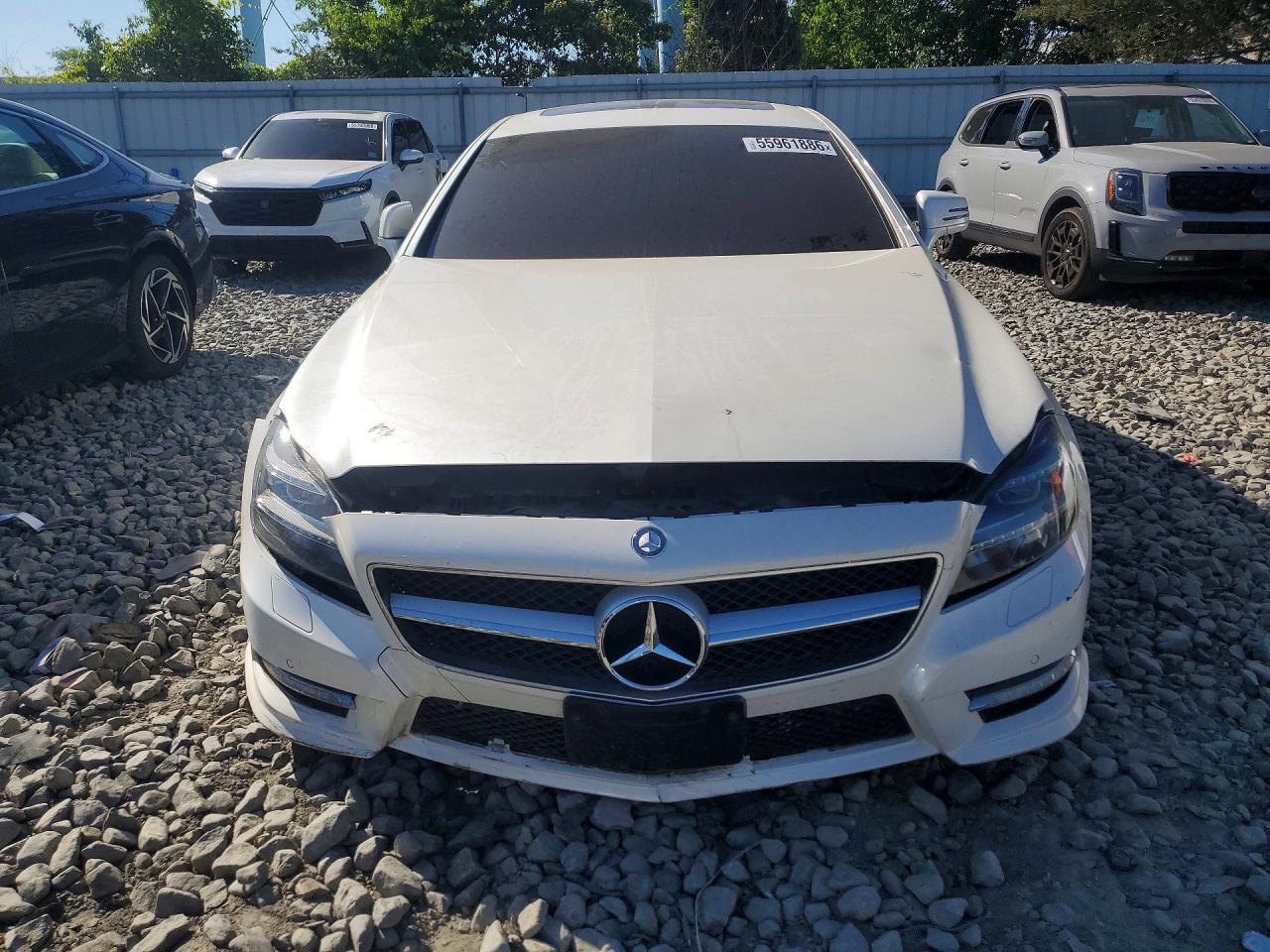 2014 Mercedes-Benz CLS-Class VIN WDDLJ7DB4EA100222 COPART salvage auction — Front End, WV - CERTIFICATE OF TITLE, sold $1,650 on 2026-07-01 (photo 5)