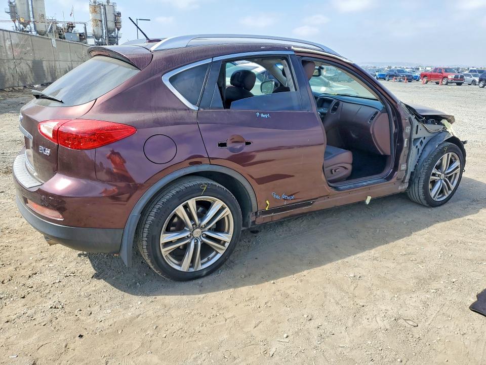2012 Infiniti Ex VIN JN1AJ0HP9CM400173 COPART salvage auction — SIDE, Ca - Salvage Certificate, sold $1,450 on 2026-07-31 (photo 3)