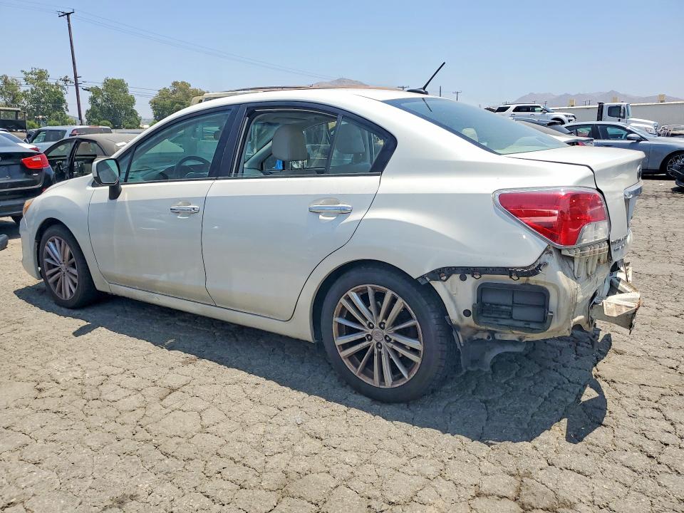 2012 Subaru Impreza VIN JF1GJAK63CH018085 COPART salvage auction — REAR END, Ca - Salvage Certificate, sold $550 on 2026-07-06 (photo 2)