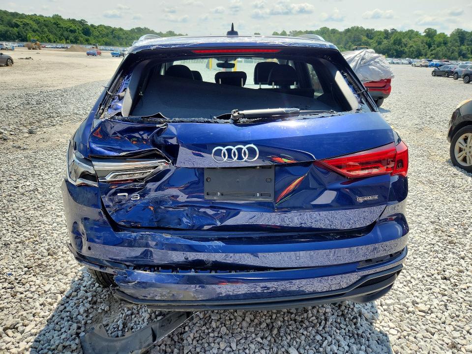 2022 Audi Q3 VIN WA1EECF31N1124123 COPART salvage auction — REAR END, GA - CERT OF TITLE-SALVAGE, sold $3,500 on 2026-07-28 (photo 6)
