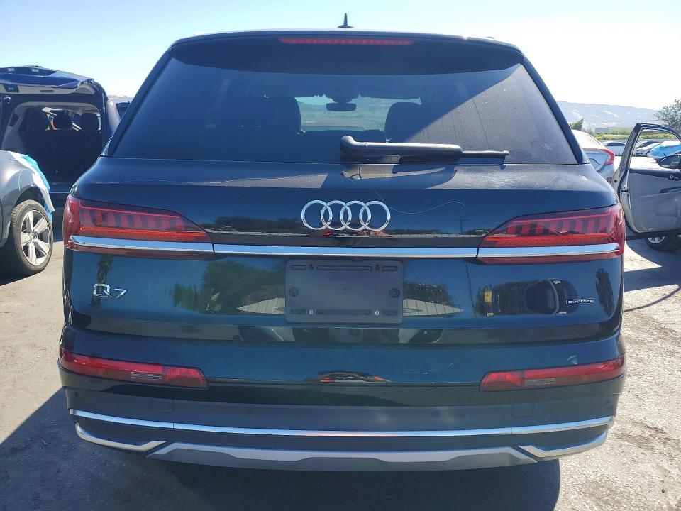 2024 Audi Q7 VIN WA1LXBF79RD004315 COPART salvage auction — VANDALISM, Ca - Salvage Certificate, sold $18,300 on 2026-07-09 (photo 6)
