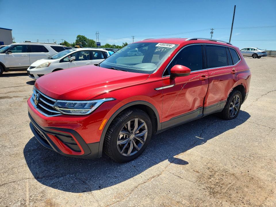 2023 Volkswagen Tiguan VIN 3VV3B7AX4PM036195 COPART salvage auction — SIDE, Ok - Cert Of Title-Salvage, sold $7,400 on 2026-07-30 (photo 1)