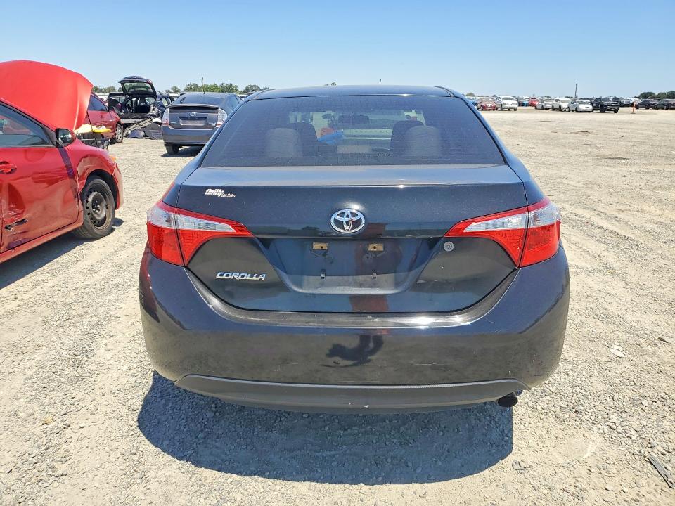 2014 Toyota Corolla VIN 5YFBURHE0EP157588 COPART salvage auction — FRONT END, Ca - Salvage Certificate, sold $375 on 2026-07-28 (photo 6)
