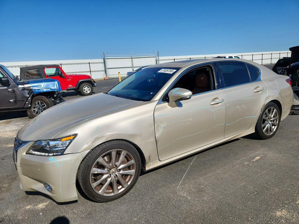 2013 Lexus Gs VIN JTHBE1BL1D5017078 COPART salvage auction — SIDE, Ca - Salvage Certificate, sold $2,450 on 2026-07-13 (photo 1)