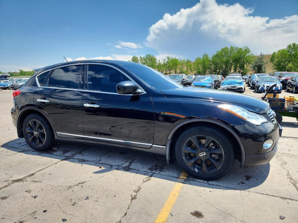 2010 Infiniti Ex35 VIN JN1AJ0HR6AM753226 COPART salvage auction — HAIL, Co - Public - Salvage Title, sold $550 on 2026-07-27 (photo 4)