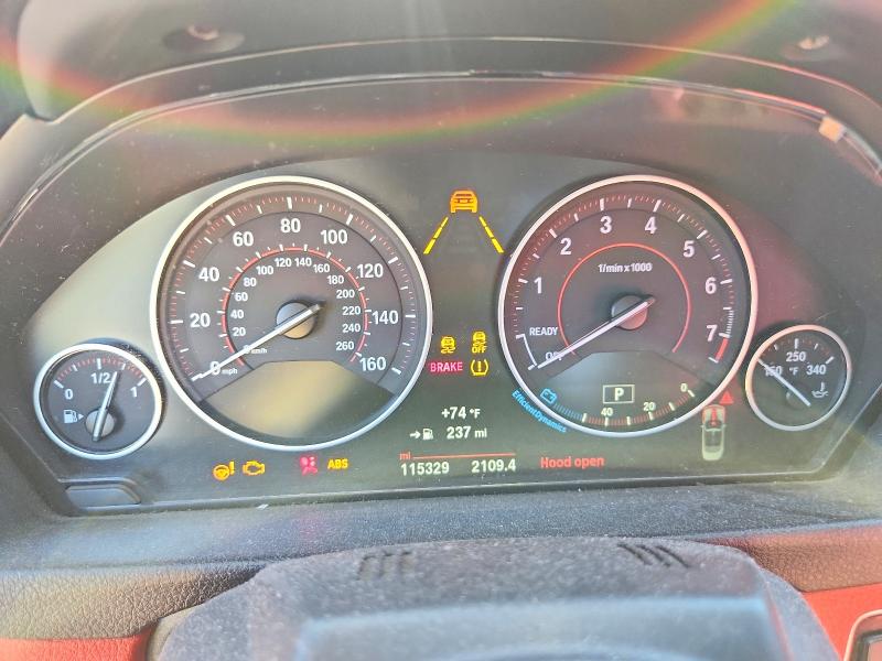 2016 BMW 4er VIN WBA3T7C52G5A38332 COPART salvage auction — FRONT END, Ny - Mv-907A Salvage Certificate, sold $3,500 on 2026-07-13 (photo 9)