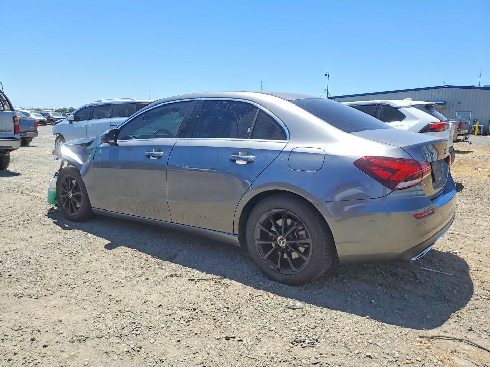 2019 Mercedes-benz A-klasse VIN WDD3G4EB8KW033408 COPART salvage auction — FRONT END, Ca - Salvage Certificate, sold $4,750 on 2026-07-14 (photo 2)