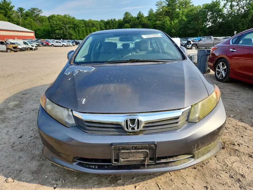 2012 Honda Civic VIN 2HGFB2F5XCH318888 COPART salvage auction — MINOR DENT/SCRATCHES, Ma - Certificate Of Title, sold $4,100 on 2026-07-02 (photo 5)