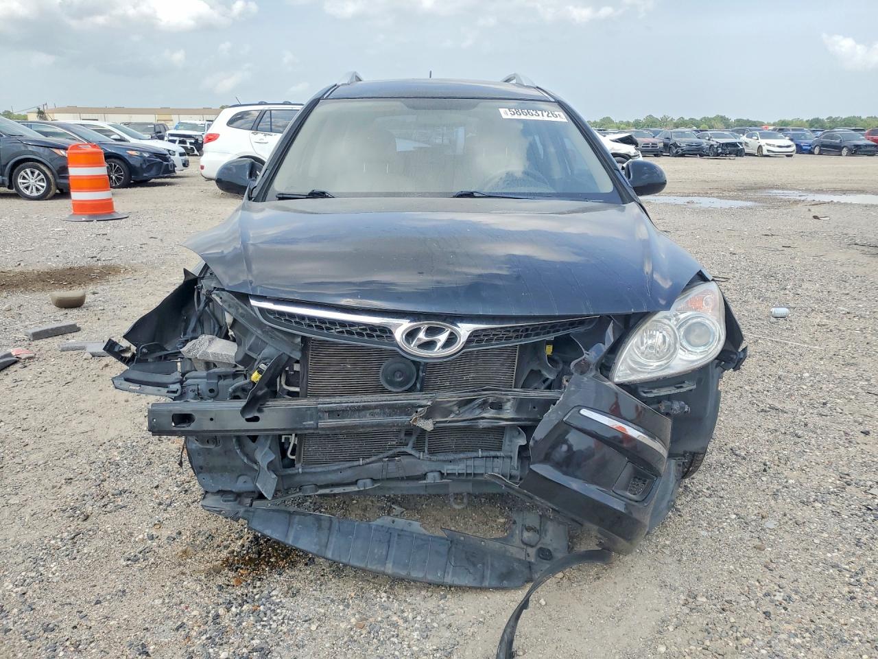 2012 Hyundai Elantra VIN KMHDC8AEXCU136582 COPART salvage auction — Front End, TX - SALVAGE VEHICLE TITLE, sold $650 on 2026-07-09 (photo 5)