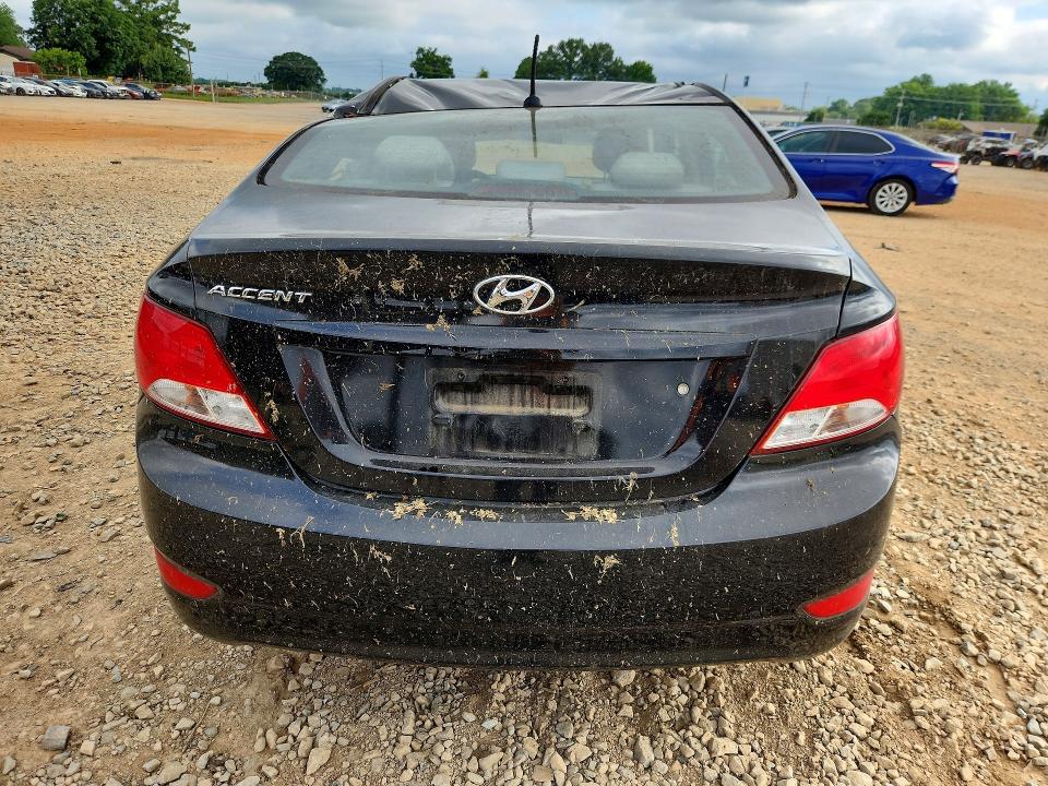 2017 Hyundai Accent VIN KMHCT4AEXHU341265 COPART salvage auction — ROOF, Al - Cert Of Title-Salvage Title, sold $425 on 2026-07-15 (photo 6)