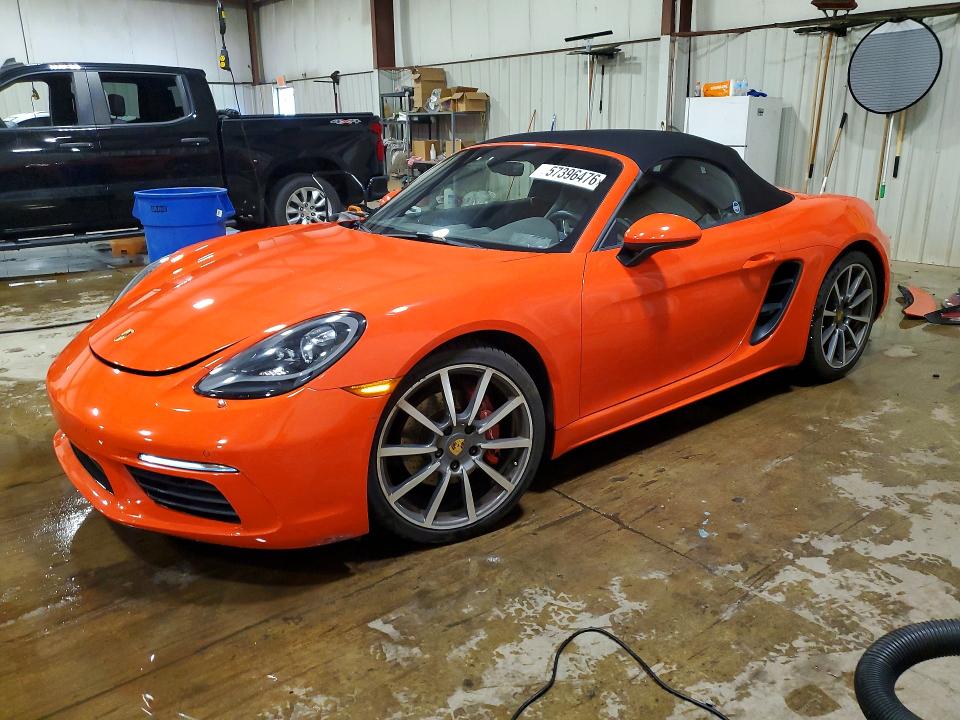 2017 Porsche VIN WP0CB2A87HS241481 COPART salvage auction — REAR END, Pa - Certificate Of Salvage, sold $32,250 on 2026-07-07 (photo 1)