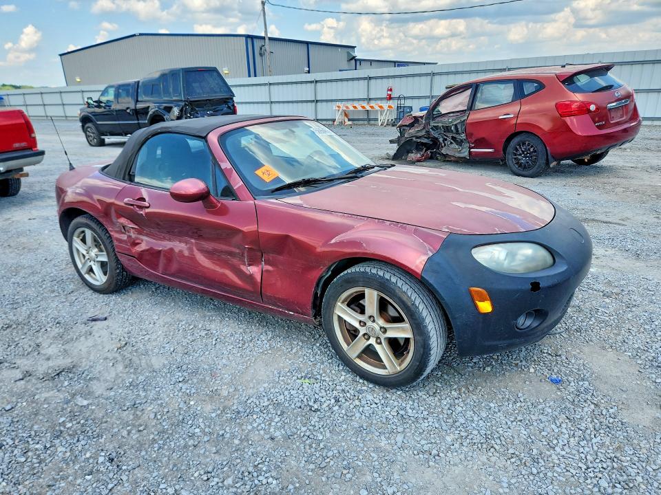 2006 Mazda Mx-5 VIN JM1NC25F760114429 COPART salvage auction — SIDE, Nc - Salvage Certificate Of Title, sold $225 on 2026-07-15 (photo 4)