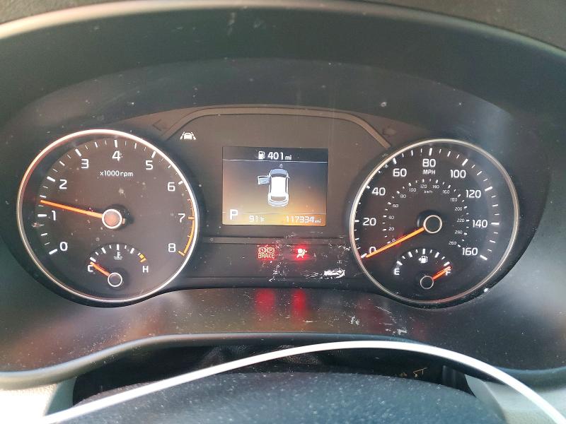 2021 Kia Sportage VIN KNDP63AC2M7922676 COPART salvage auction — REAR END, Ca - Salvage Certificate, sold $2,700 on 2026-07-10 (photo 9)