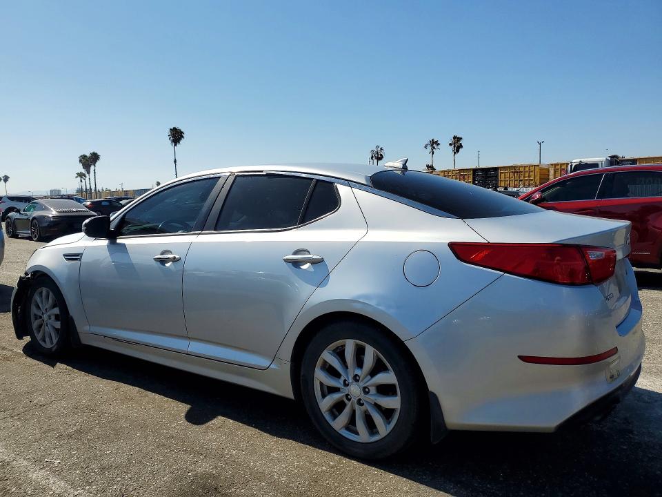 2014 Kia Optima VIN 5XXGN4A76EG301624 COPART salvage auction — FRONT END, Ca - Salvage Certificate, sold $625 on 2026-07-17 (photo 2)