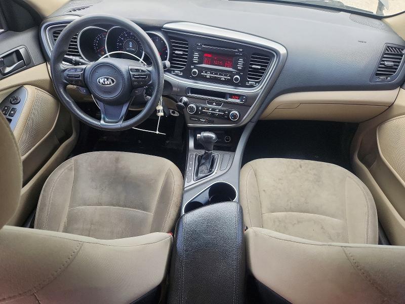 2014 Kia Optima VIN 5XXGM4A73EG269931 COPART salvage auction — FRONT END, Salvage Title, sold $350 on 2026-07-17 (photo 8)