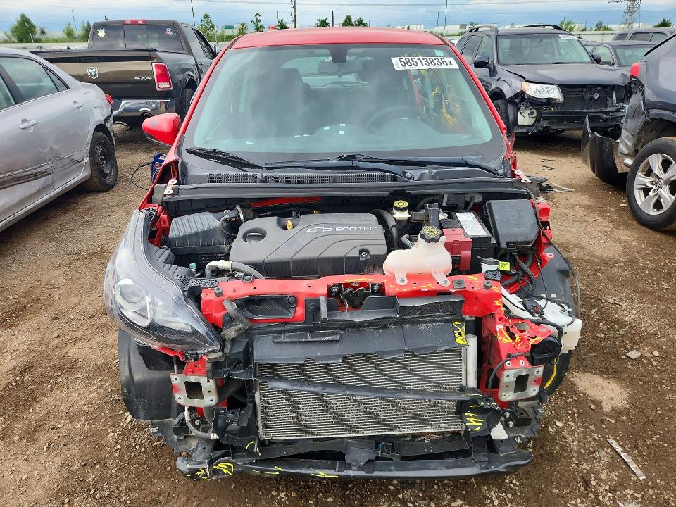 2021 Chevrolet Spark VIN KL8CD6SA1MC743886 COPART salvage auction — FRONT END, Il - Salvage Certificate, sold $525 on 2026-07-21 (photo 5)