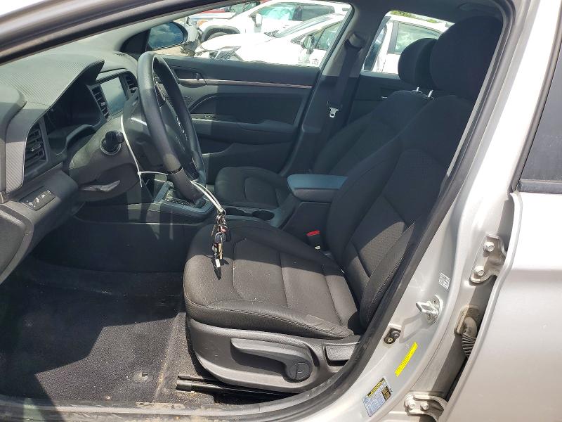 2019 Hyundai Elantra VIN KMHD84LFXKU874901 COPART salvage auction — HAIL, Ia - Cert Of Title-Salvage Title, sold $950 on 2026-07-24 (photo 7)