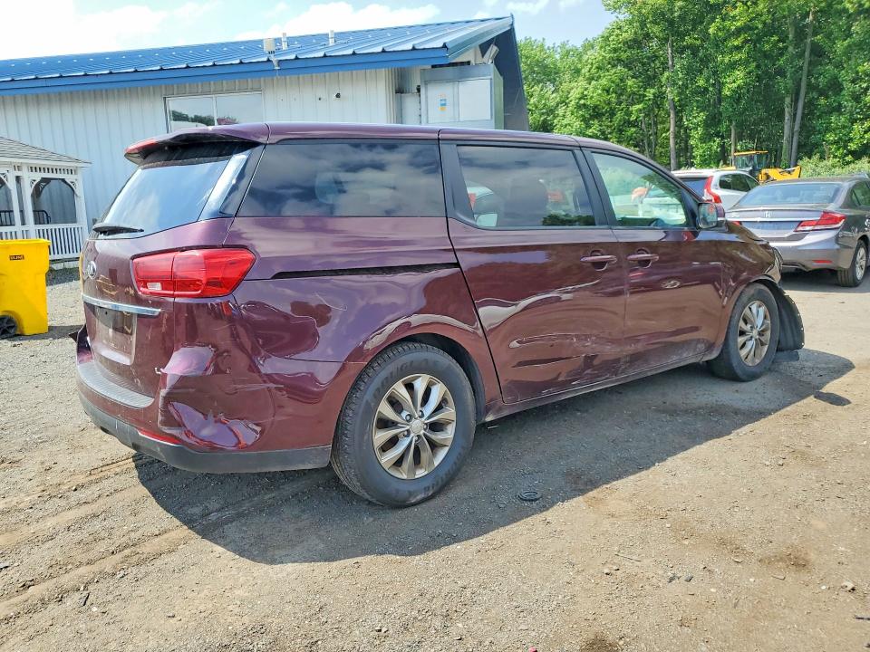 2020 Kia SEDONA VIN KNDMB5C18L6618116 COPART salvage auction — FRONT END, Va - Certificate Of Title, sold $3,450 on 2026-07-31 (photo 3)