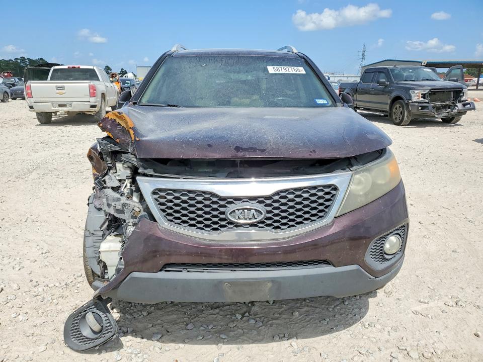 2012 Kia Sorento VIN 5XYKU4A24CG205646 COPART salvage auction — FRONT END, Tx - Certificate Of Title, sold $600 on 2026-07-07 (photo 5)