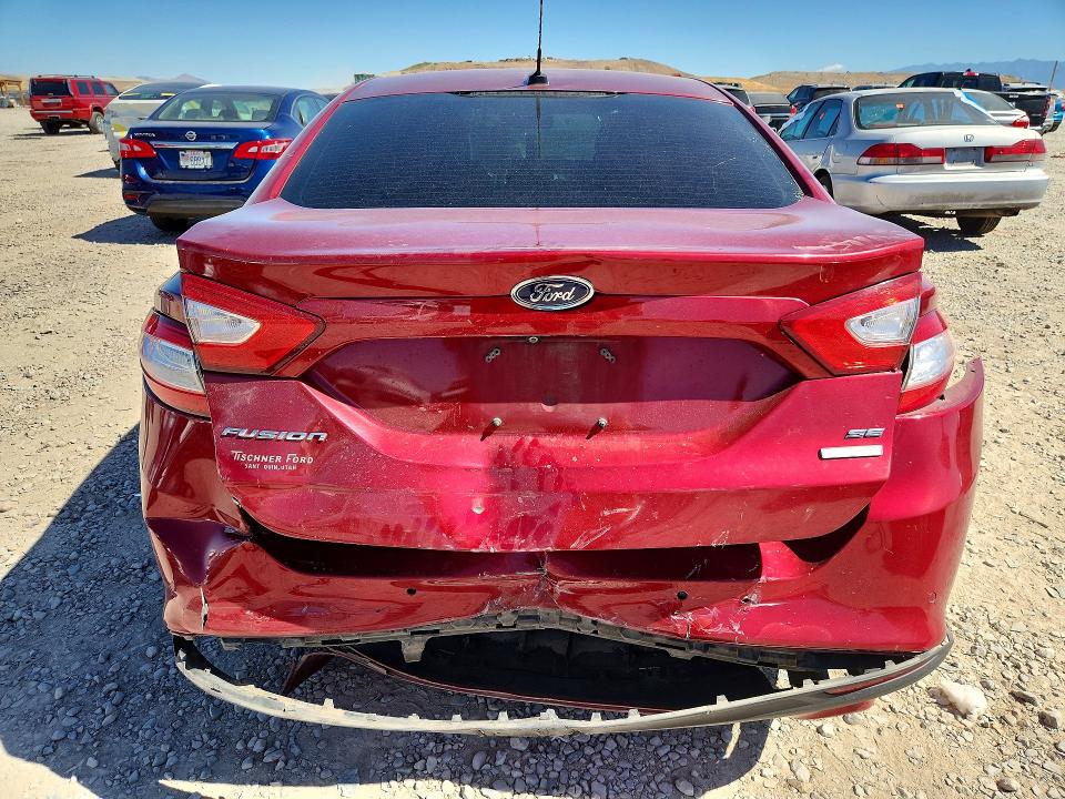 2016 Ford VIN 3FA6P0HD1GR396856 COPART salvage auction — REAR END, Ut - Salvage Certificate, sold $800 on 2026-07-02 (photo 6)