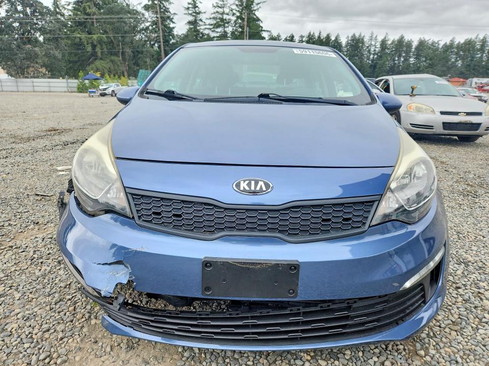 2016 Kia Rio VIN KNADM4A35G6691553 COPART salvage auction — FRONT END, Wa - Bill Of Sale, sold $475 on 2026-07-14 (photo 5)