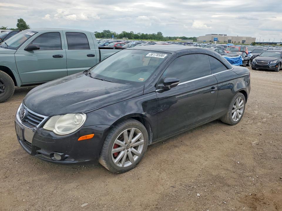 2009 Volkswagen Eos VIN WVWBA71F99V014075 COPART salvage auction — HAIL, Mo - Salvage Certificate Of Title, sold $875 on 2026-07-10 (photo 1)