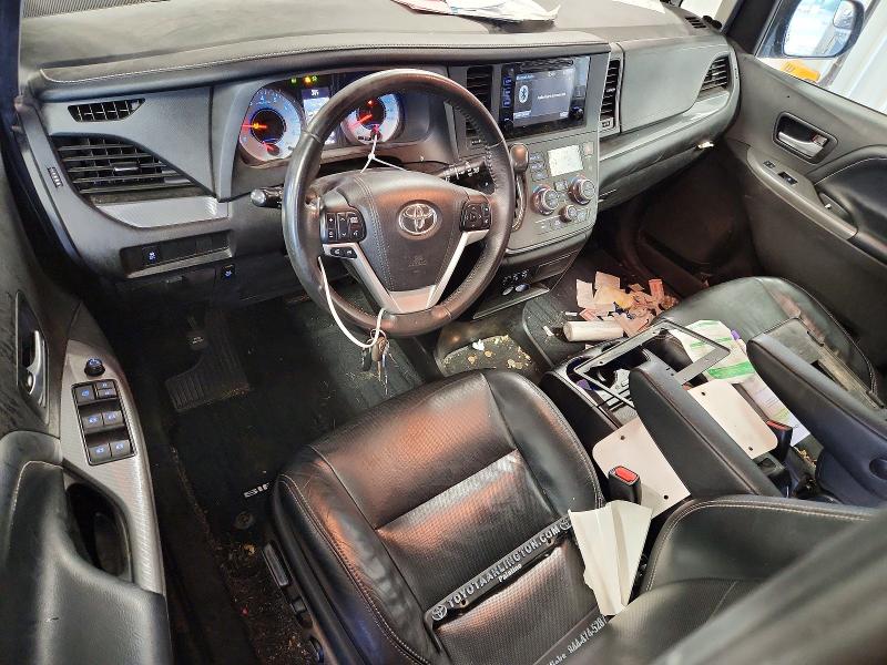2017 Toyota Sienna VIN 5TDXZ3DC8HS839798 COPART salvage auction — FRONT END, Mn - Cert Of Title-Salvage, sold $250 on 2026-07-21 (photo 8)